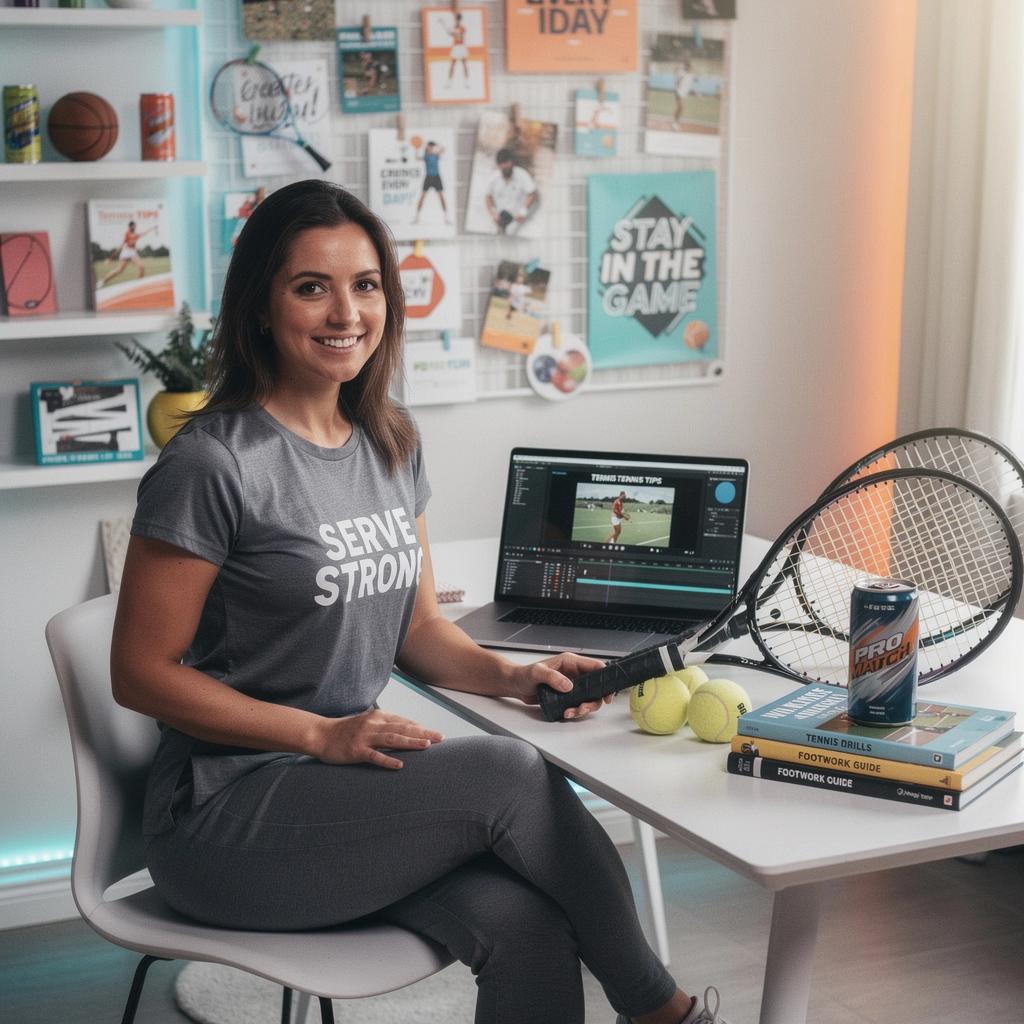 Ein interaktives Diagramm zeigt die verschiedenen Schlagarten im Tennis.